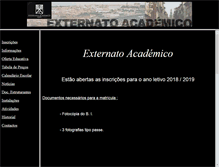 Tablet Screenshot of externatoacademico.com